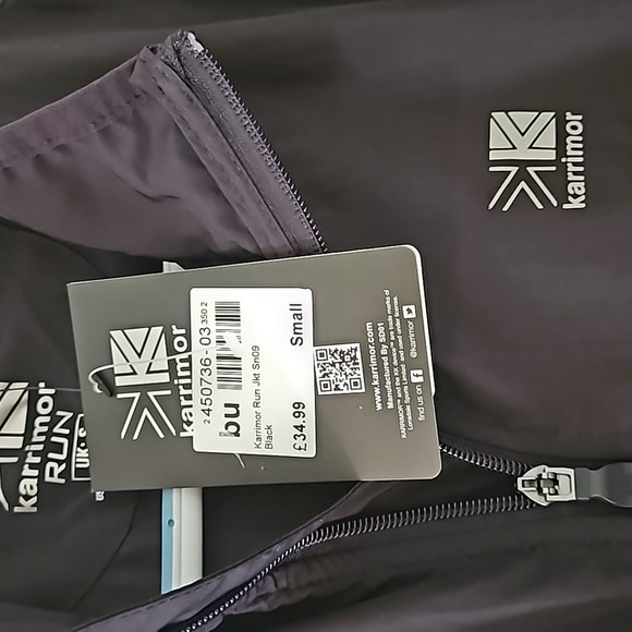 Karrimor Sz.S Womans Running Jacket NWT lightweight breathable - Picture 4 of 8